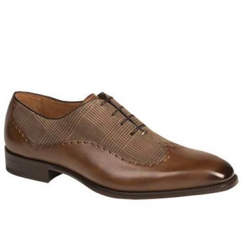 Mezlan "Marti" 6169-1 Brown Genuine Italian Calfskin Oxford Shoes